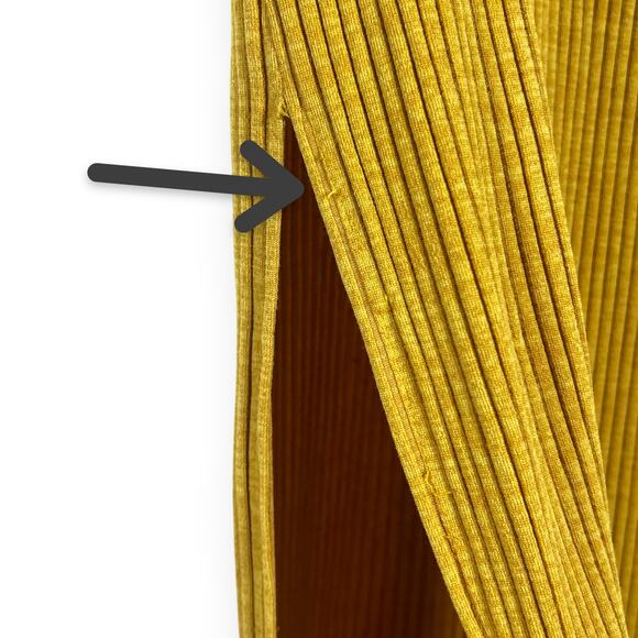 JONATHAN SIMKHAI Liliana Drawstring Midi Skirt Yellow sz XS - Picture 6 of 9